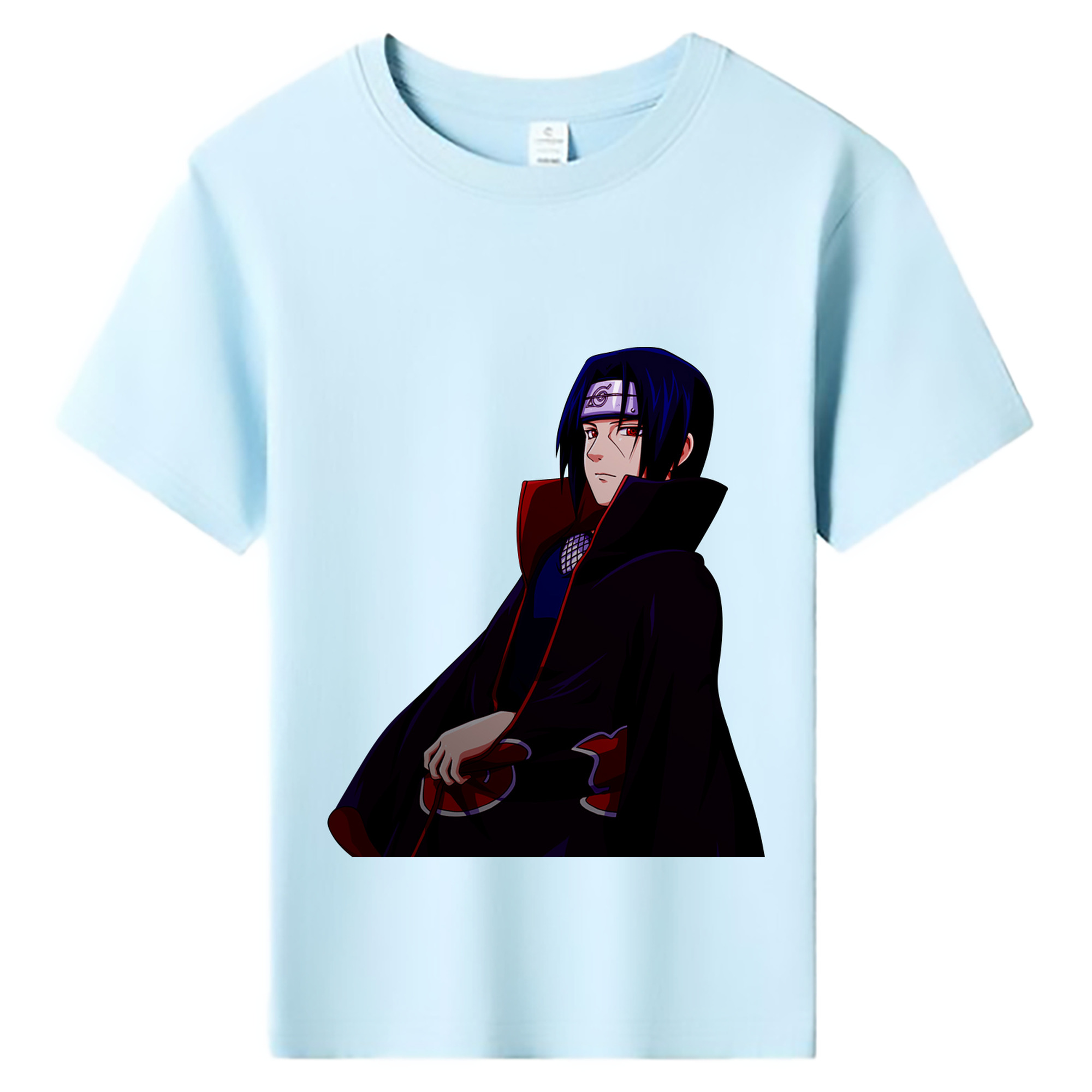 （画像用） NARUTO -ナルト- うちは イタチ Uchiha Itachi 綿100％キッズTシャツ（フロントプリント）